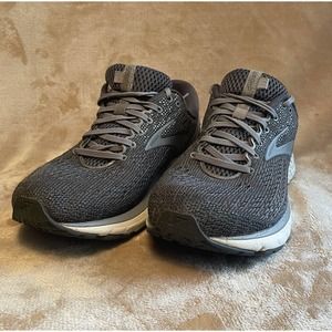 Brooks Mens Ghost 11 1102882E003 Black Running Shoes Lace Up Size 10 2E